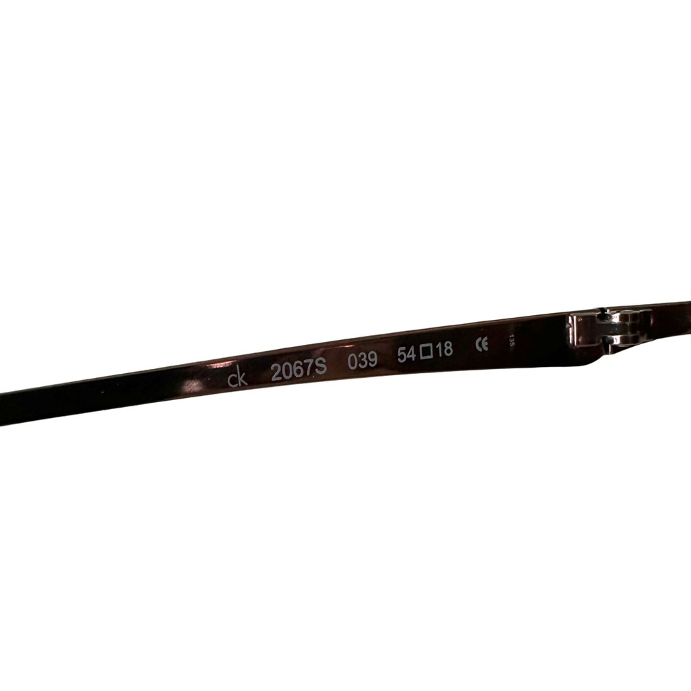 Calvin Klein Men’s Sunglasses Brown Metal Frame Nose Pieces - Picture 6 of 7